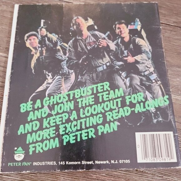 Vintage Ghostbusters Meet the Laser Ghost Copyright 1985 Paperback Book  - Picture 2 of 10